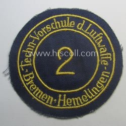 HJ- (ie. 'Flieger-HJ') specialist-armbadge (or: 'Schulabzeichen') depicting the...