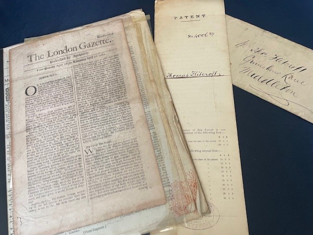 AUTHENTIC 1875 BOXED PATENT DOCUMENT SET WITH QUEEN VICTORIA GREAT WAX SEAL OF THE RELM.