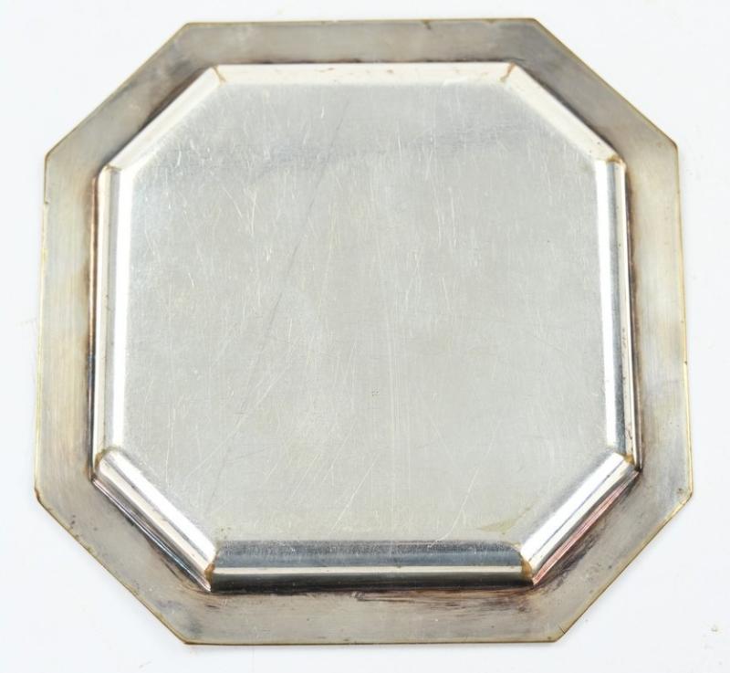 German Third Reich Era Table Silver Plate Leichte Flakabteilung 74'
