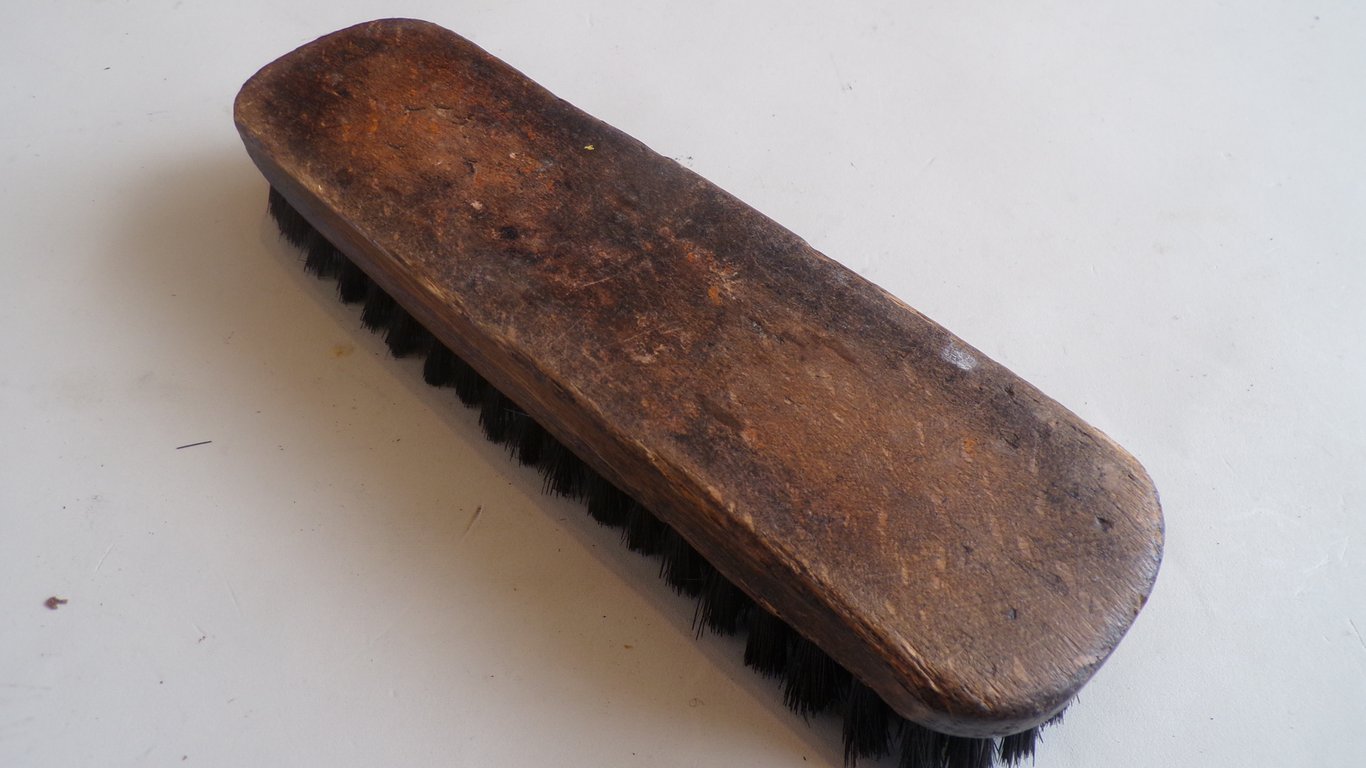 RAD Issued Wooden Shoe Brush