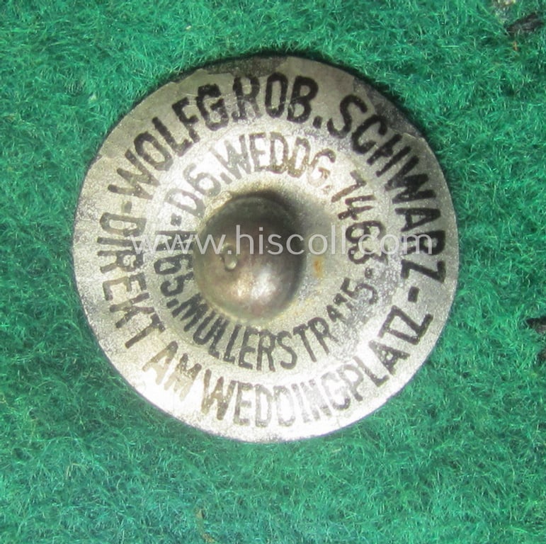 Superb example of a 2-pieced WH (Heeres o. KM etc.) medal-bar (ie. 'Orden- o. Doppelspange') showing resp. an: 'EKII. Kl.' and a Czech 'Anschluss'-medal '1 Oktober 1938'