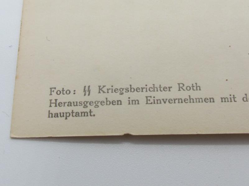 Postcard : Unsere Waffen-SS