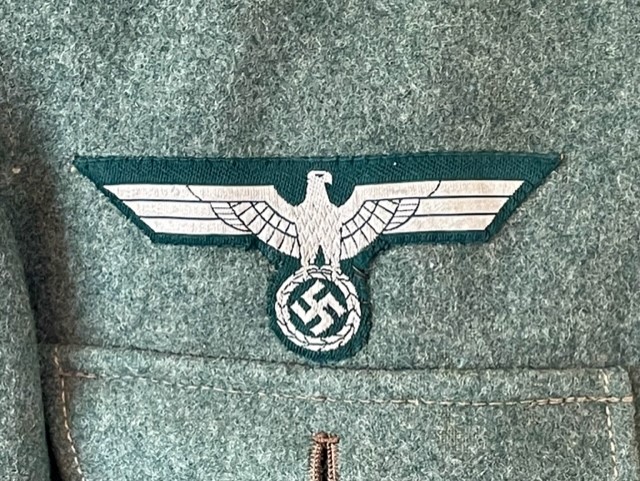 EXCELLENT WWII GERMAN COMBAT PANZER ENLISTED MANS M36 TUNIC