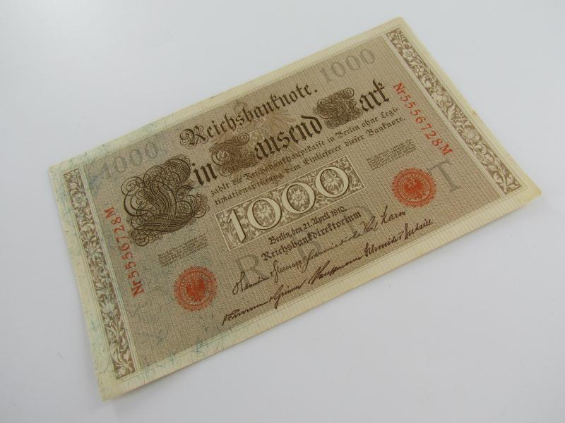 Deutsches Reich, 1000 Reichsmark  1910