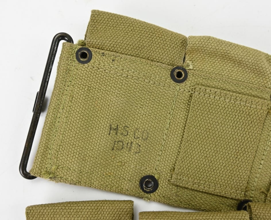 US WW2 M1 Garand Ammo Belt 1943