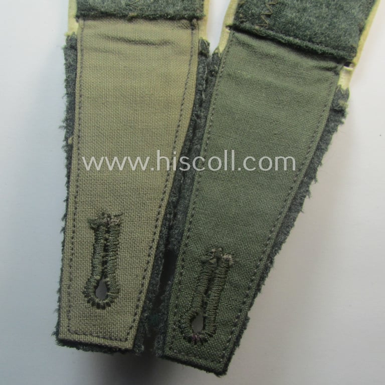 Pair of WH (Heeres), early- (ie. pre-) war-period- (ie. 'M40'-pattern and formerly 'cyphered') EM-type shoulderstraps: 'Soldat der Infanterie-Trpn.'