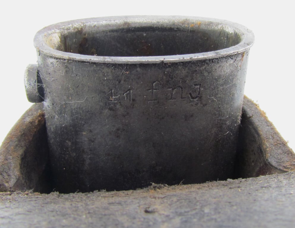 Matching K98 bayonet marked 41 fnj -6065 with frog