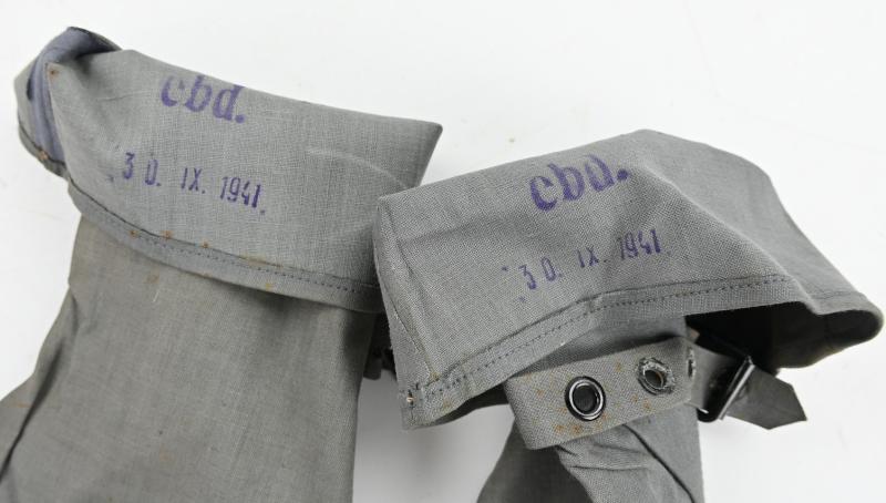 German KM Rubber Mittens 1941