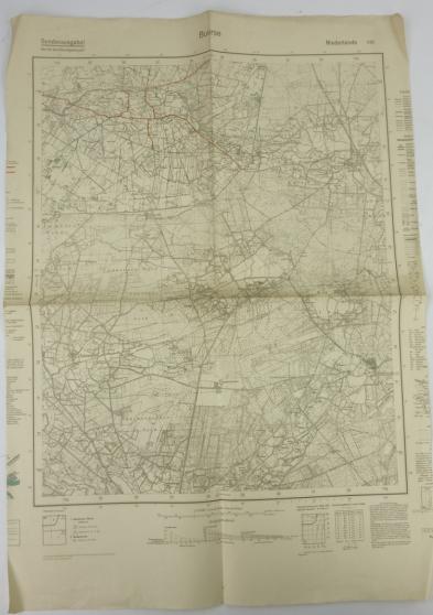 German Mapcard of 'Buurse' Holland