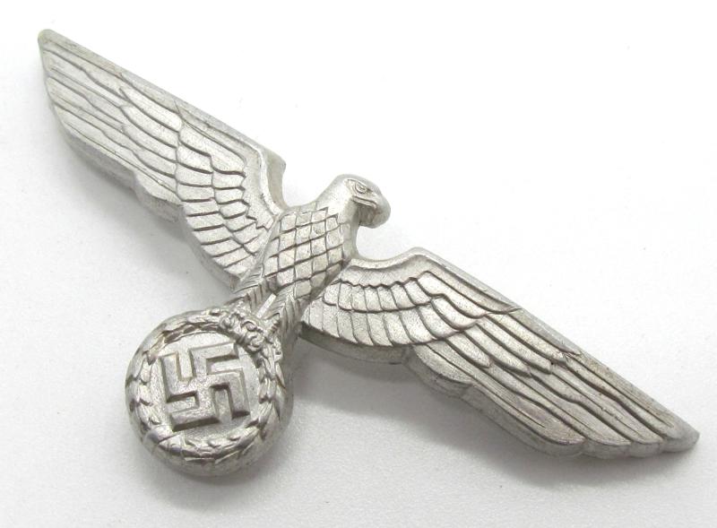 Wehrmacht ( Heer ) metal Cap Eagle F&R 1939