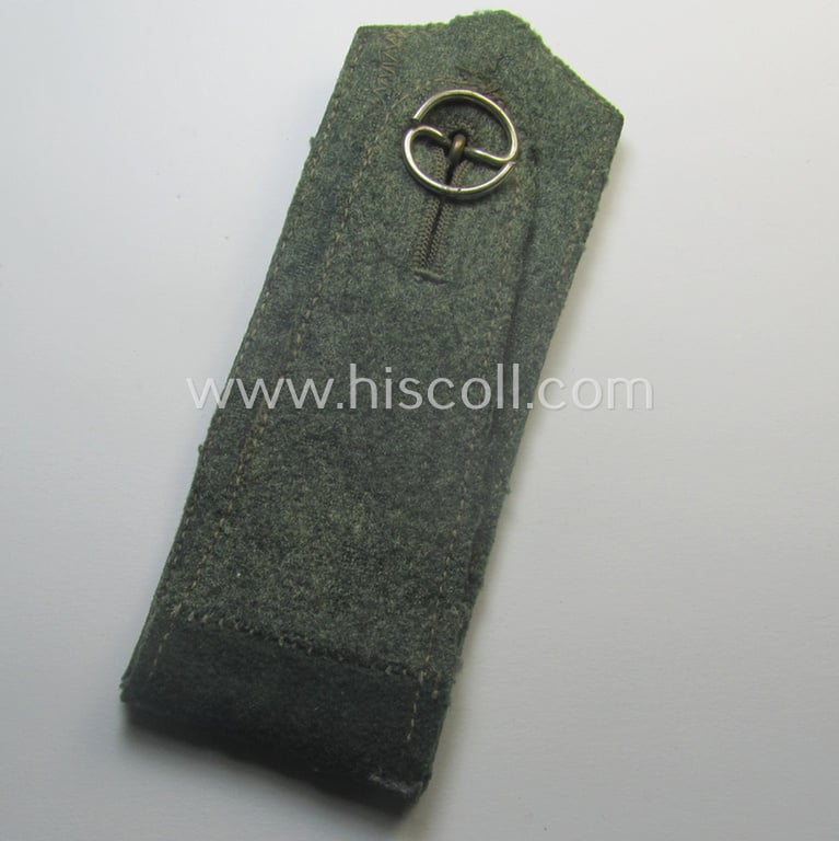 Single - and actually not that often seen! - early-period, WH (Heeres) EM-type (ie. 'M36'-pattern- and 'pointed styled') 'cyphered' shoulderstrap as was intended for usage by a: 'Soldat des Pionier-Rgts. 19'