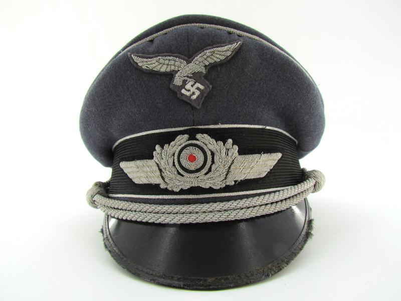 Luftwaffe officer visor cap ‘Schirmmütze’ by Erstklassig
