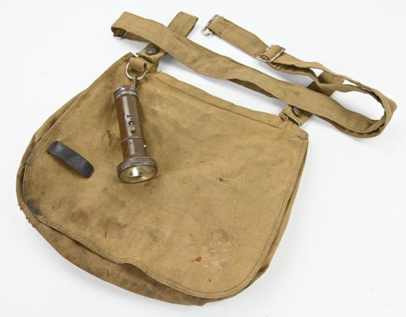 German Hitler Youth Breadbag and Flashlight