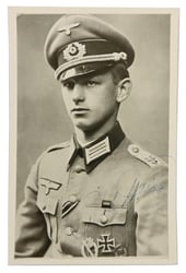 Signature of Wehrmacht Heer KC Recipient 'Kurt Prinz'