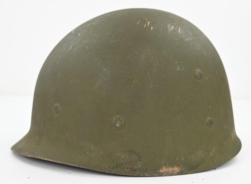 USN WW2 M1 5th Army Shore Patrol Helmet
