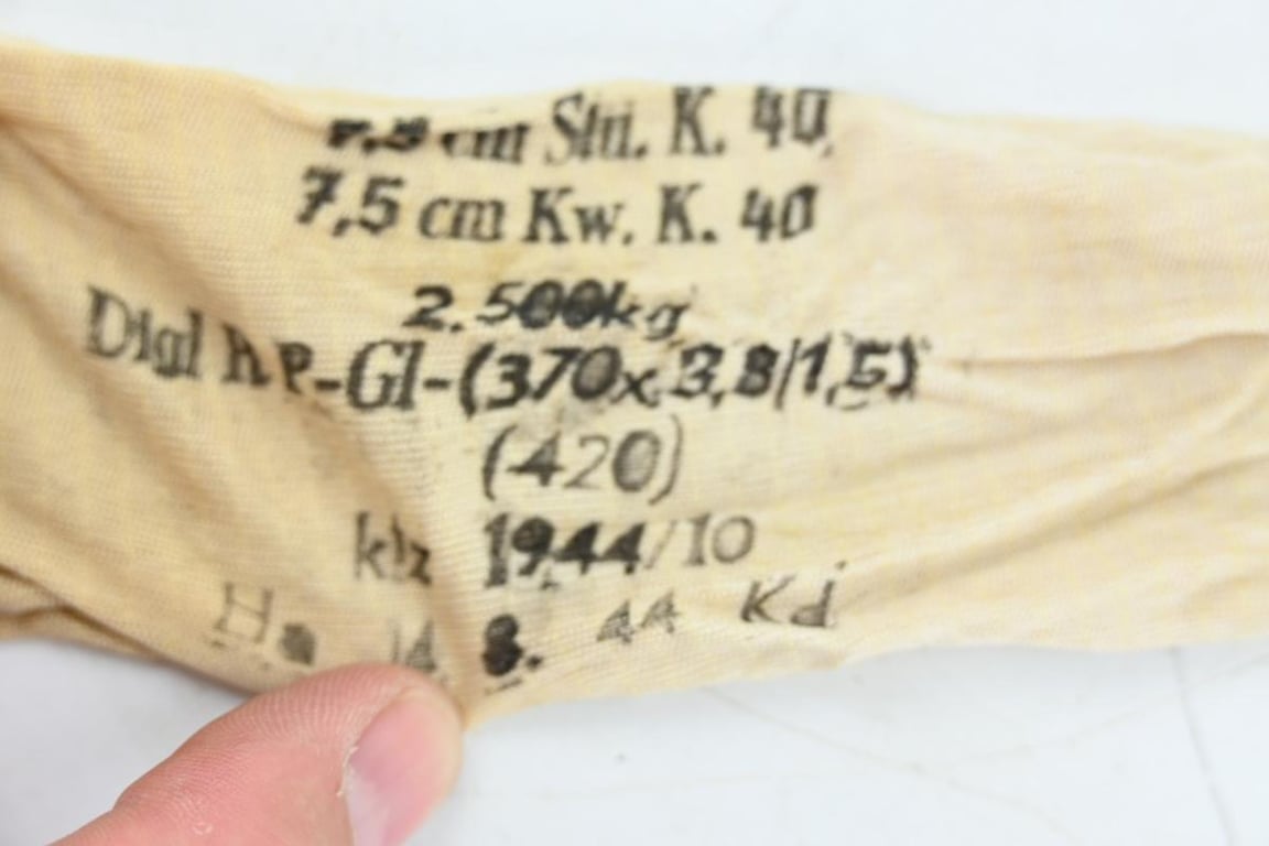 German WH Shell Powder Bag 7,5cm KWK40
