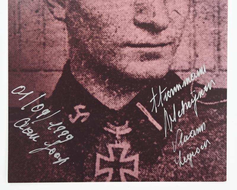 Signature of Belgian Waffen-SS KC Recipient 'Remy Schrijnen'