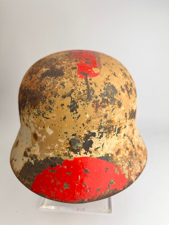 M35  German Medic Helmet "Red Cross"