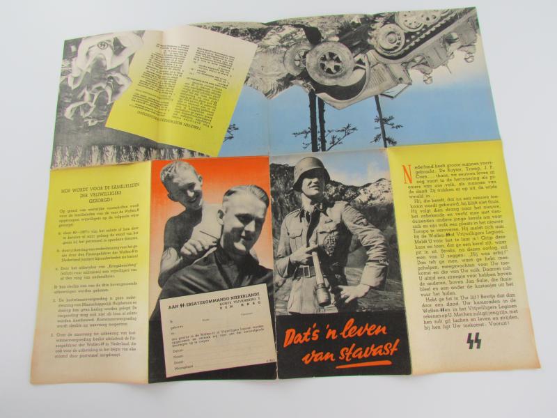 Dutch 'Waffen-SS' Recruitment Flyer/Poster