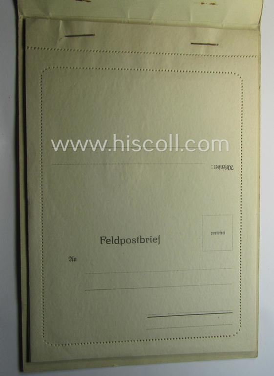 Fully complete, WH (Heeres ie. LW etc.) 'souvenir-related' cover showing the text: 'Feldpostbriefe' holding a full set of (minty) 'Feldpost'-letters