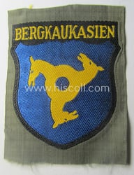 'BeVo'-type armshield (of the second pattern!) entitled: 'Bergkaukasien',...