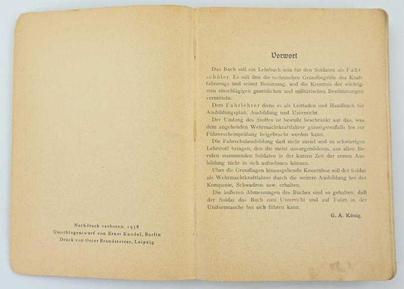 German Book: Der Soldat als Kraftfahrer - Leitfaden für die Fahrschulausbildung