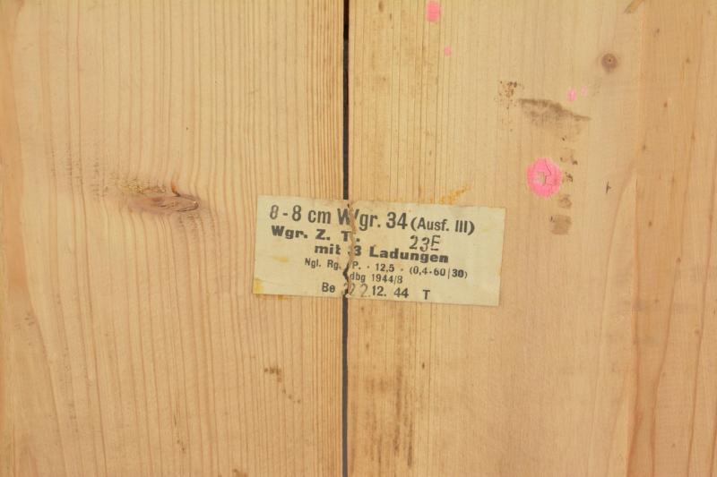 German WH 8cm Wgr.34 Ammunition Box