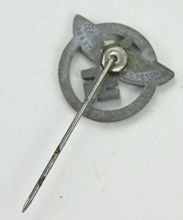 German NSFK Member Stickpin