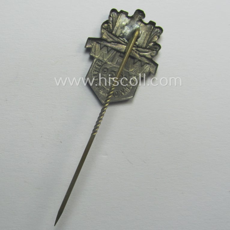 WHW- (ie. 'Winterhilfswerke'- ie. 'Opferschiessen'-) related commemorative lapel-pin entitled: 'WHW - D.Sch.V. - Westfalen 1939'