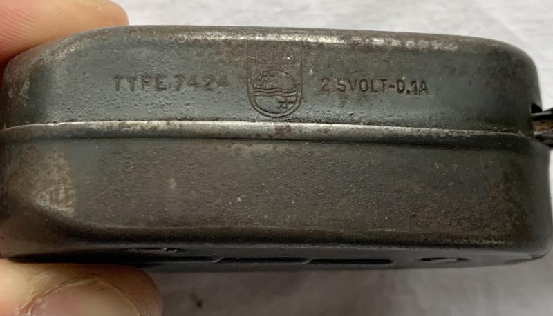 German WW2 Flashlight -Philips Type 7424-