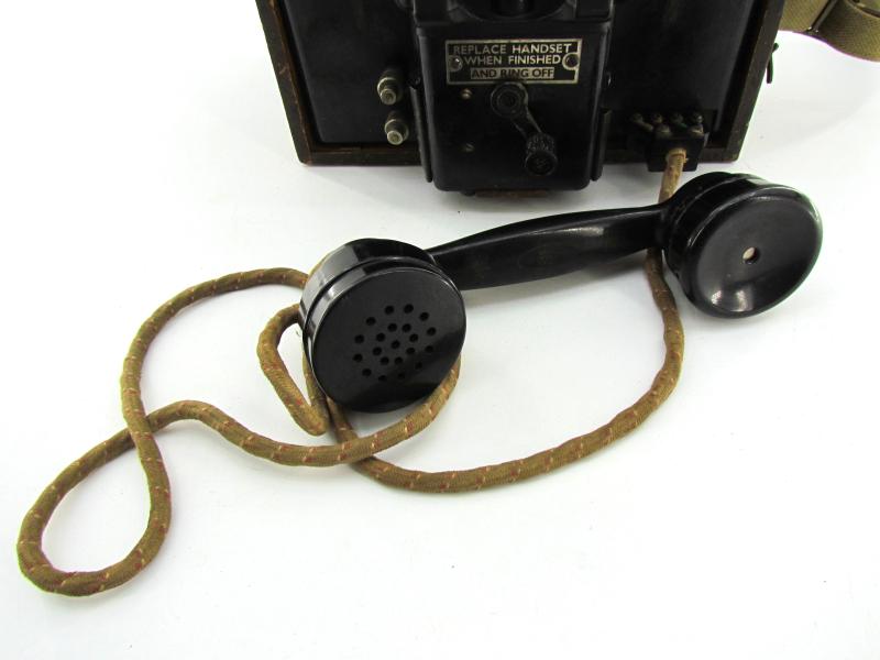 British WWII MK2 Field Telephone Set-F