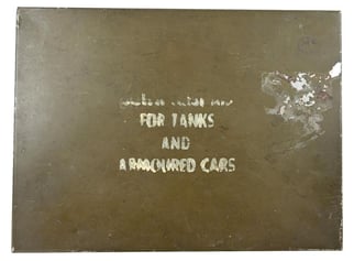 Canadian WW2 First Aid Box Tanks & Armored...