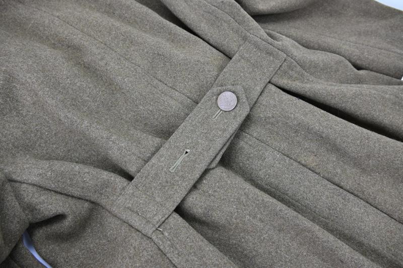 US WW2 Wool Melton Overcoat