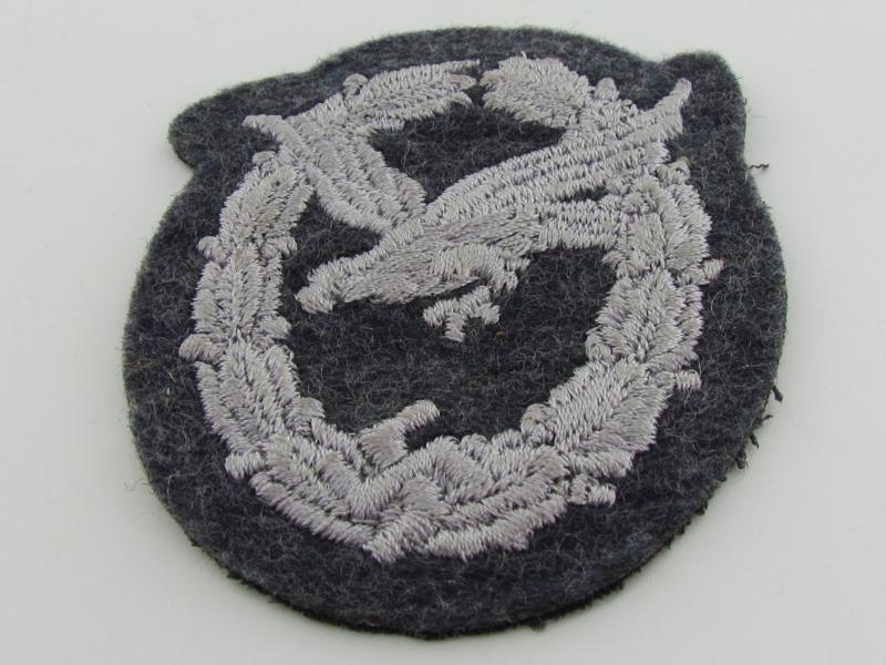 Luftwaffe Air Gunner Cloth Badge