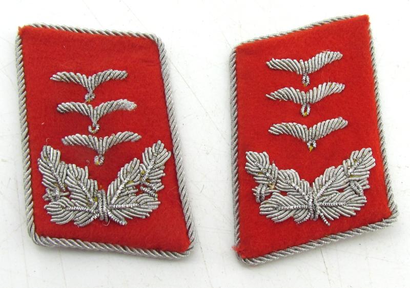 Luftwaffe Hauptmann Collar Tabs for anti-aircraft ‘Flak’
