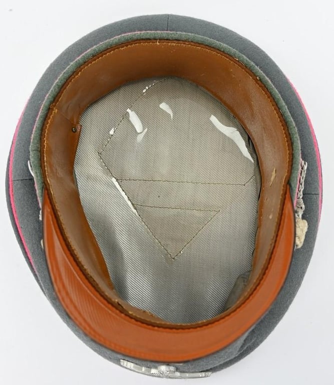 German WH Panzer Officer Visor Cap