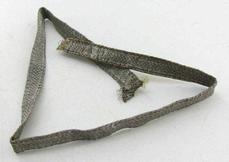 Wehrmacht NCO ‘Unteroffizier’ silver collar tresse