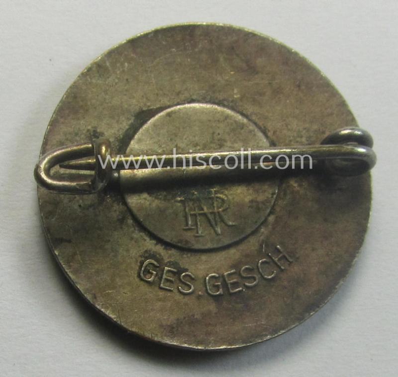 'N.S.D.A.P. - Parteiabzeichen' showing a makers'-designation (ie. logo): 'RzM' and/or - by me - unidentified logo: 'RN'