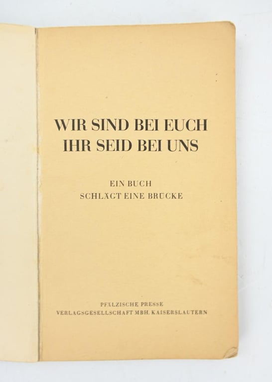 German WH Soldiers Pocket Booklet