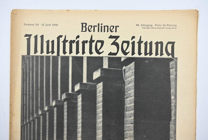 German Berliner Illustrierte Zeitung Newspaper 1940
