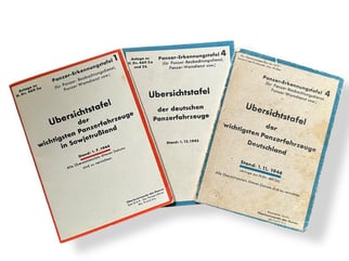 Recognition cards 'Panzer-Erkennungstafel'