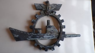 Kriegsmarine Wooden U-Boat Presentation Wall Plaque (71x52 cm)