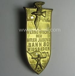 HJ (ie.'Hitlerjugend') related 'tinnie' ie. 'Veranstaltungsabzeichen' being a...
