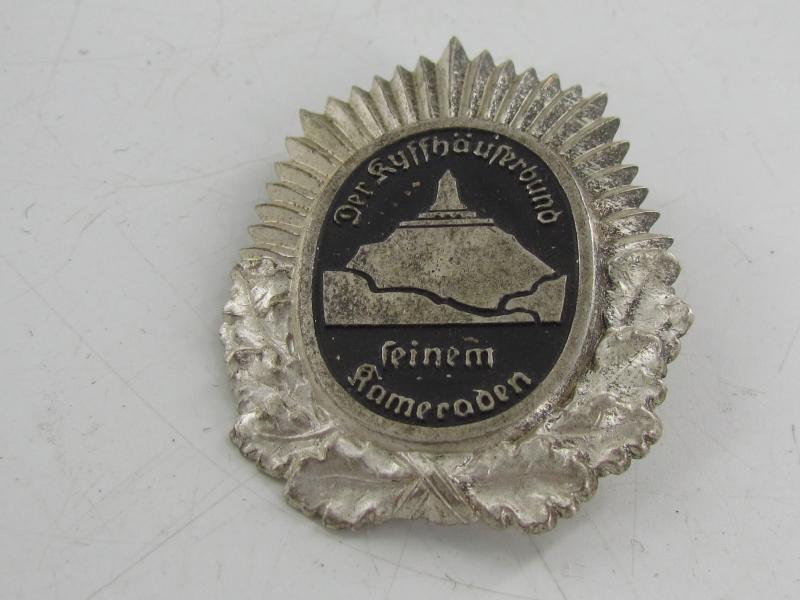 German Kyffhäuser Cap Badge