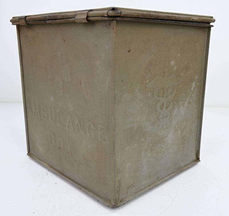 US WW1 Military Medical Deptartment Steel Ambulance Box