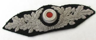 Third Reich Reich Forestry Service Officer’s Bullion Visor...