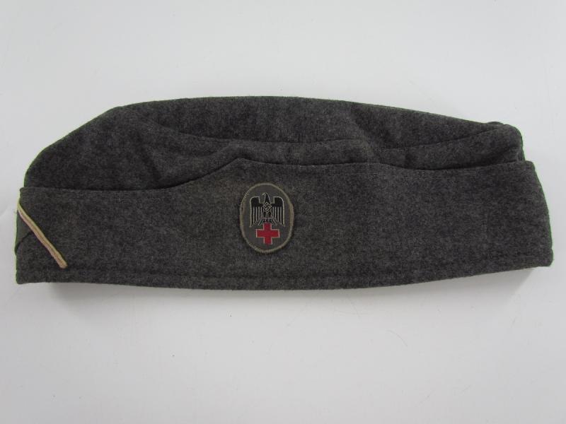 German Red Cross ‘DRK’ overseas cap ‘Schiffchen’ Maker Marked 1940
