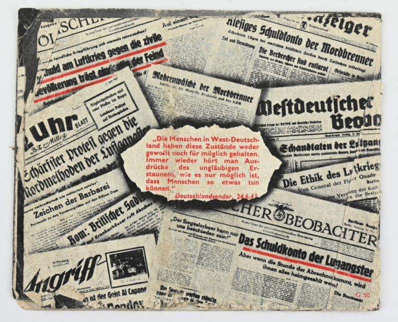 Allied WW2 Droppingsbooklet 'Totaler Krieg'