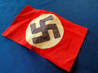 AUTHENTIC GERMAN WW2 EARLY NSDAP NAZI PARTY ARMBAND...