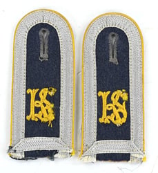 German LW NCO Kriegschule Shoulderboards